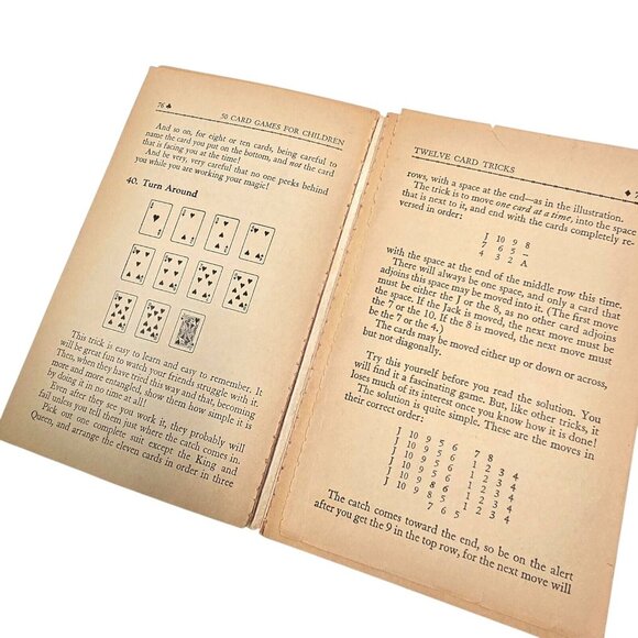 Vintage 1946 Book 50 Card Games for Children Vernon Quinn Whitman Ephemera - Picture 11 of 11